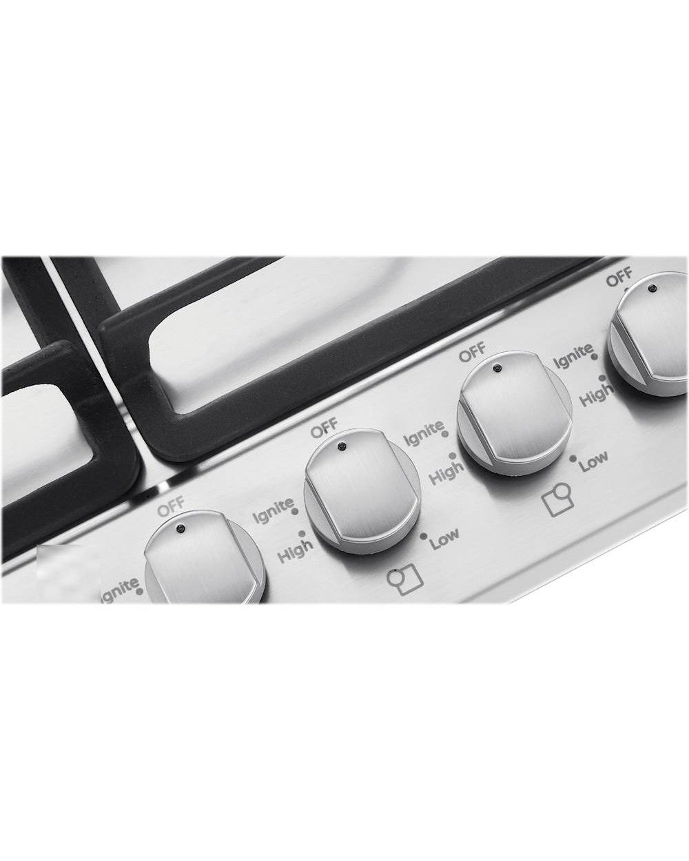 WHIRLPOOL WCG52424AS 24-inch Gas Cooktop with Sealed Burners