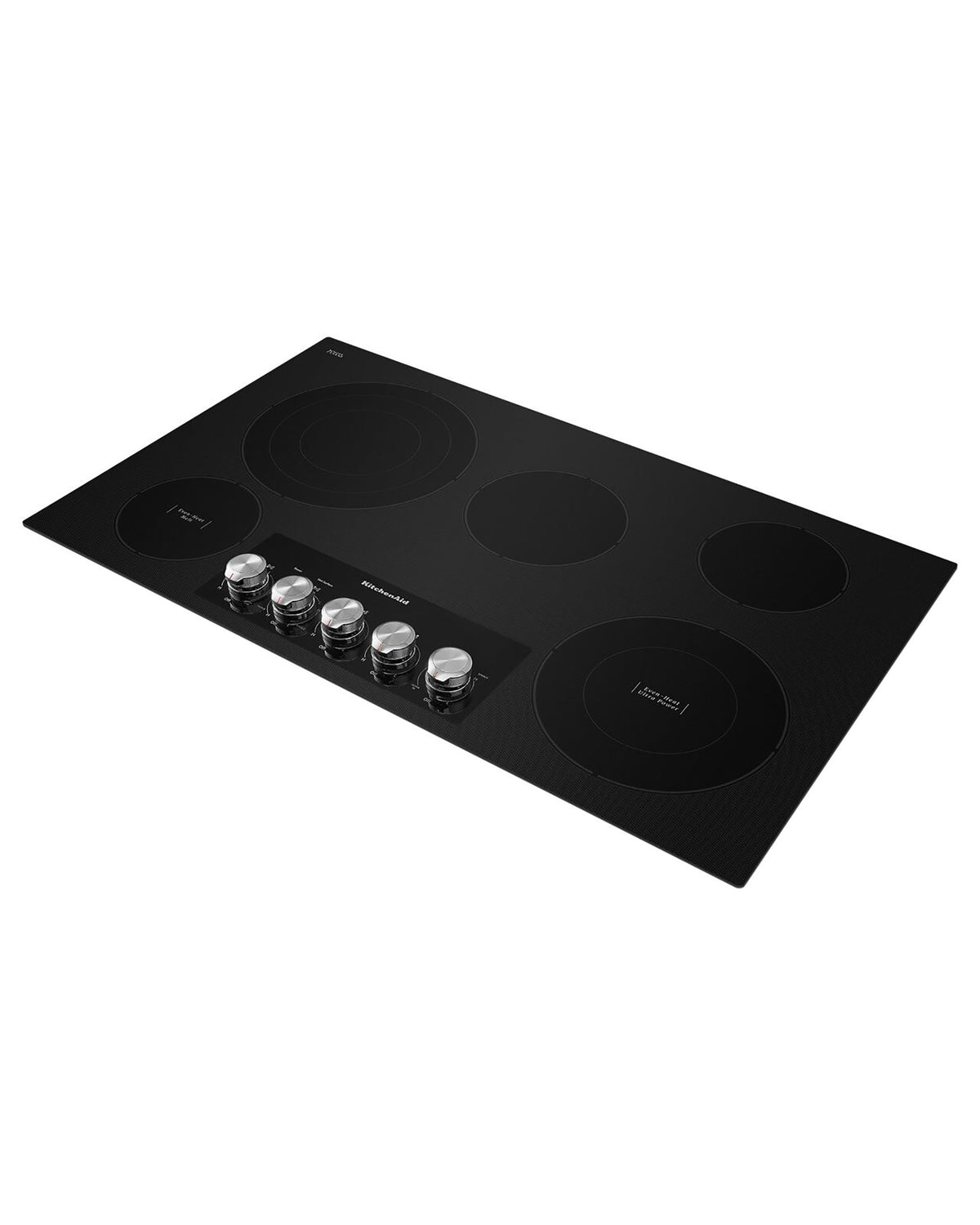 KITCHENAID KCES556HBL 36&quot; Electric Cooktop with 5 Elements