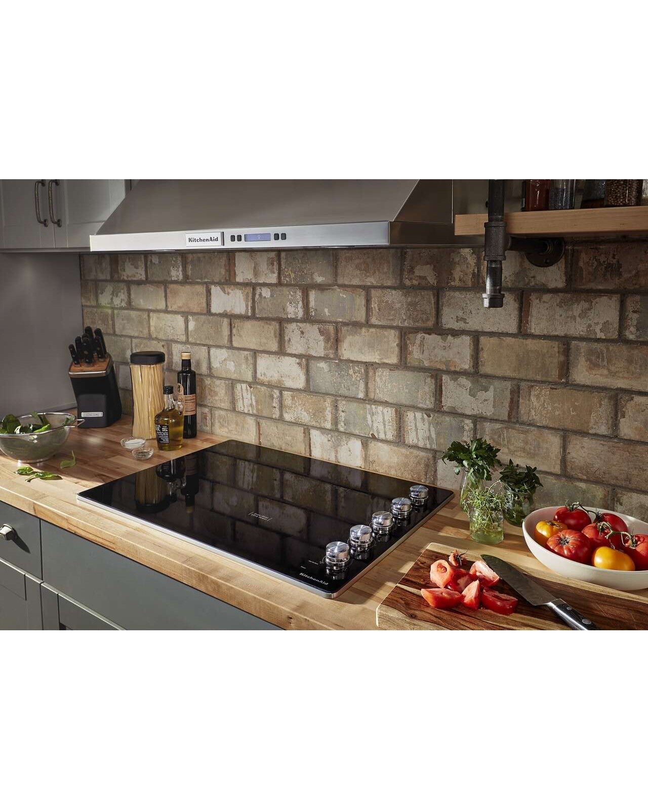 Kitchenaid electric cooktop with 5 elements deals