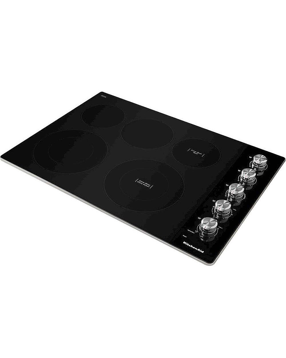 KITCHENAID KCES550HSS 30&quot; Electric Cooktop with 5 Elements