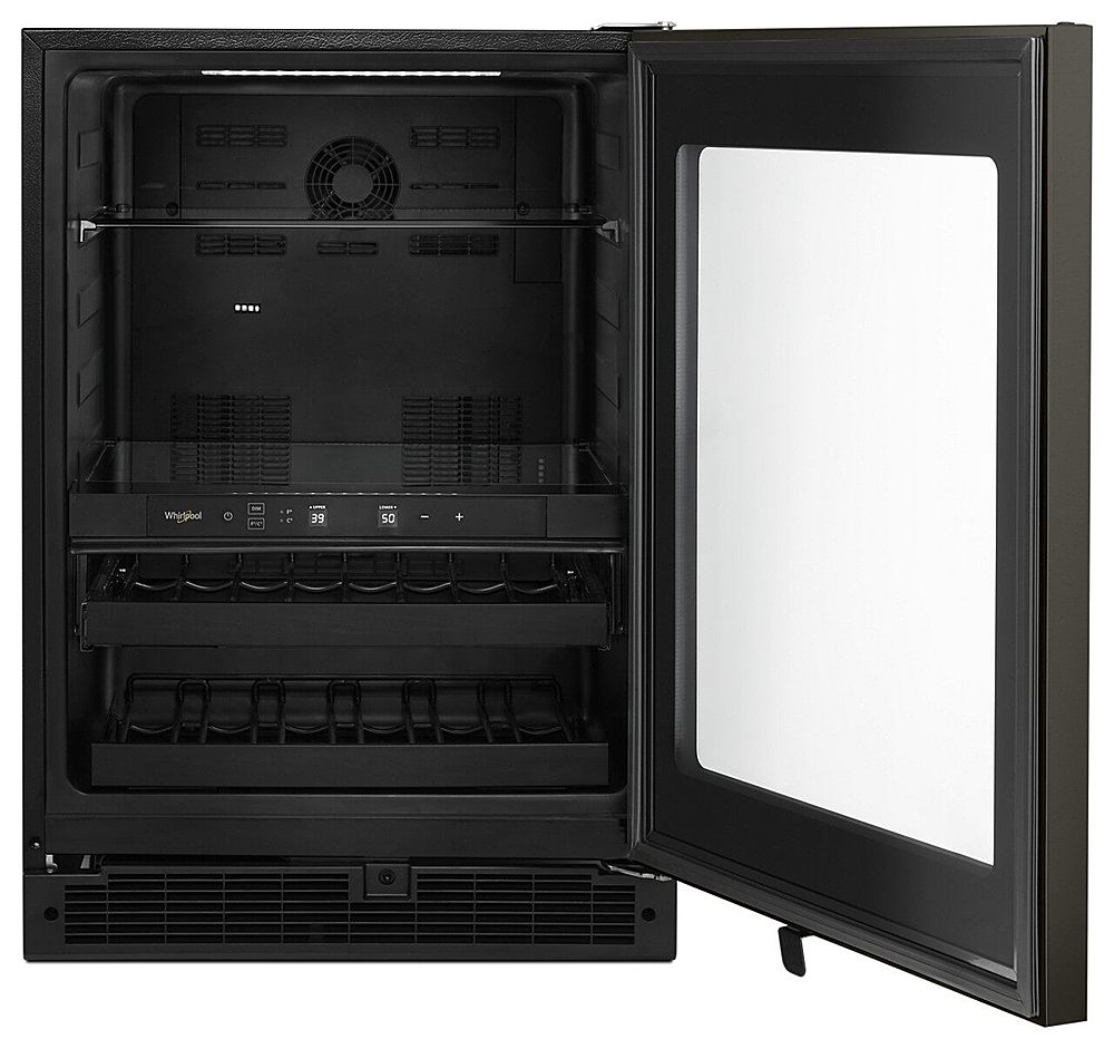 WHIRLPOOL WUB50X24HV 24-inch Wide Undercounter Beverage Center- Black Stainless