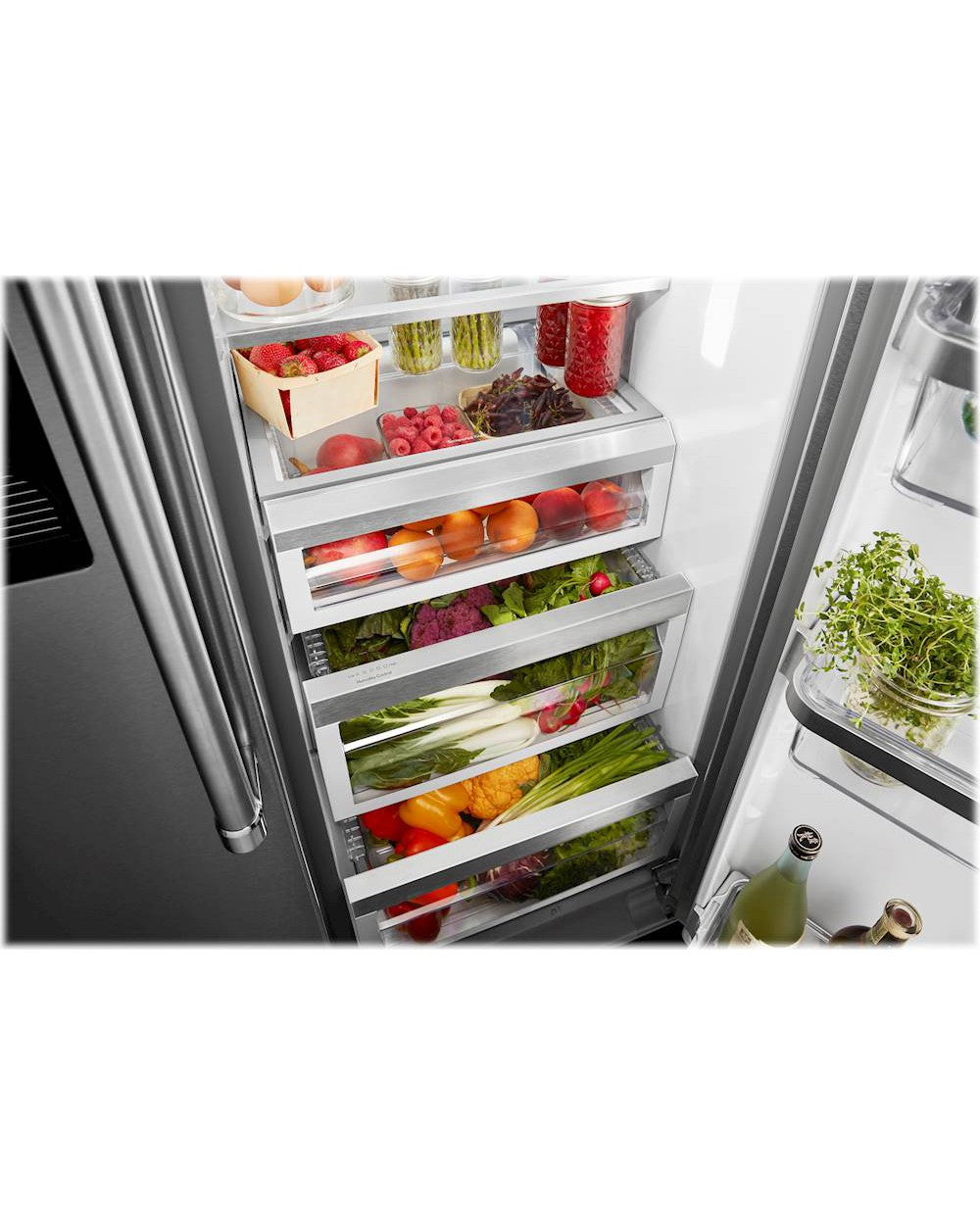 KITCHENAID KRSC703HPS 22.6 cu ft. Counter-Depth Side-by-Side Refrigerator