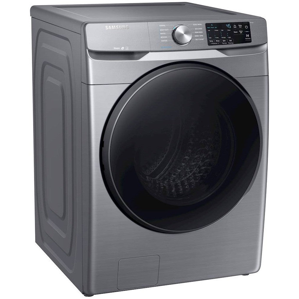 SAMSUNG WF45R6100AP/US 4.5 cu. ft. Front Load Washer with Steam in Platinum