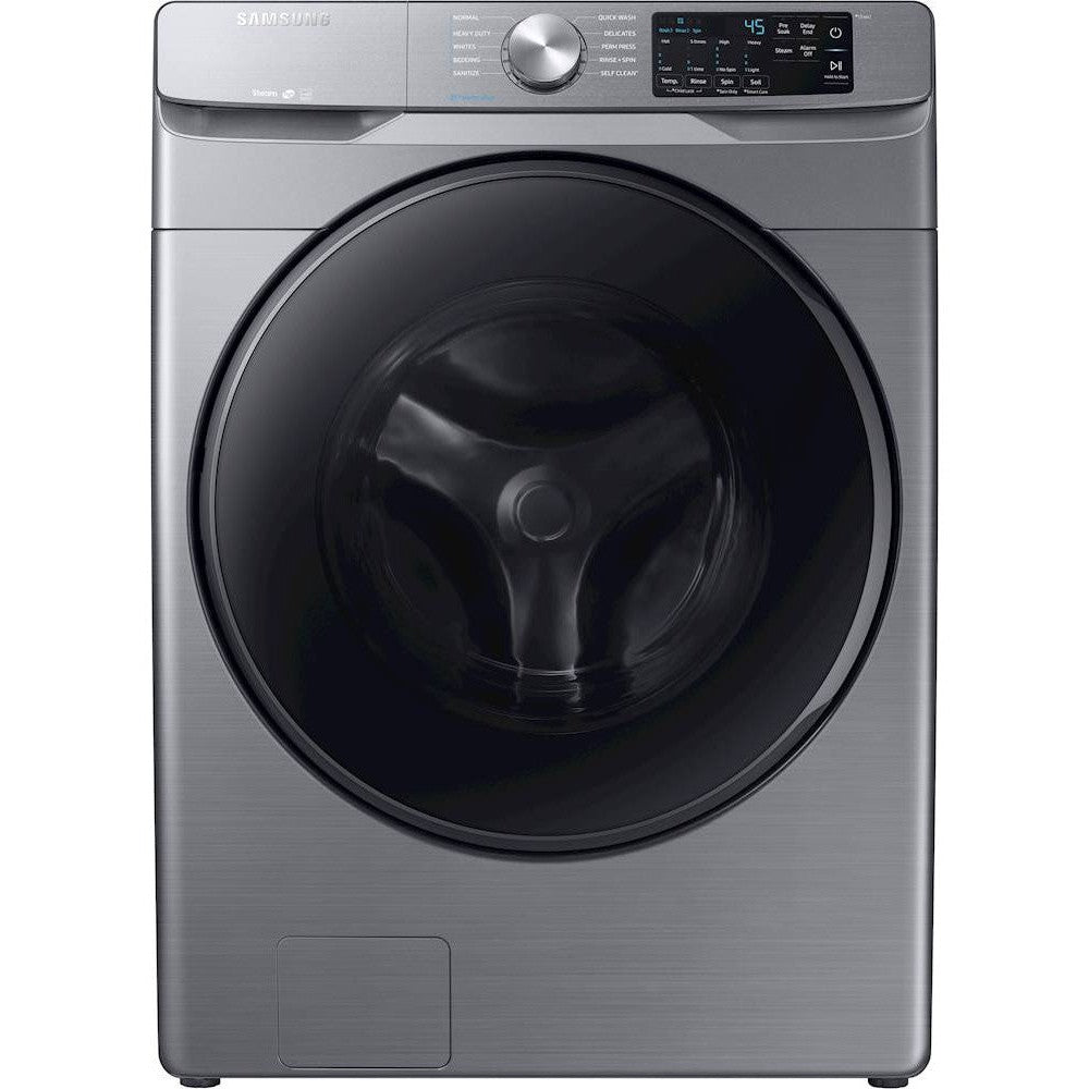 SAMSUNG WF45R6100AP/US 4.5 cu. ft. Front Load Washer with Steam in Platinum