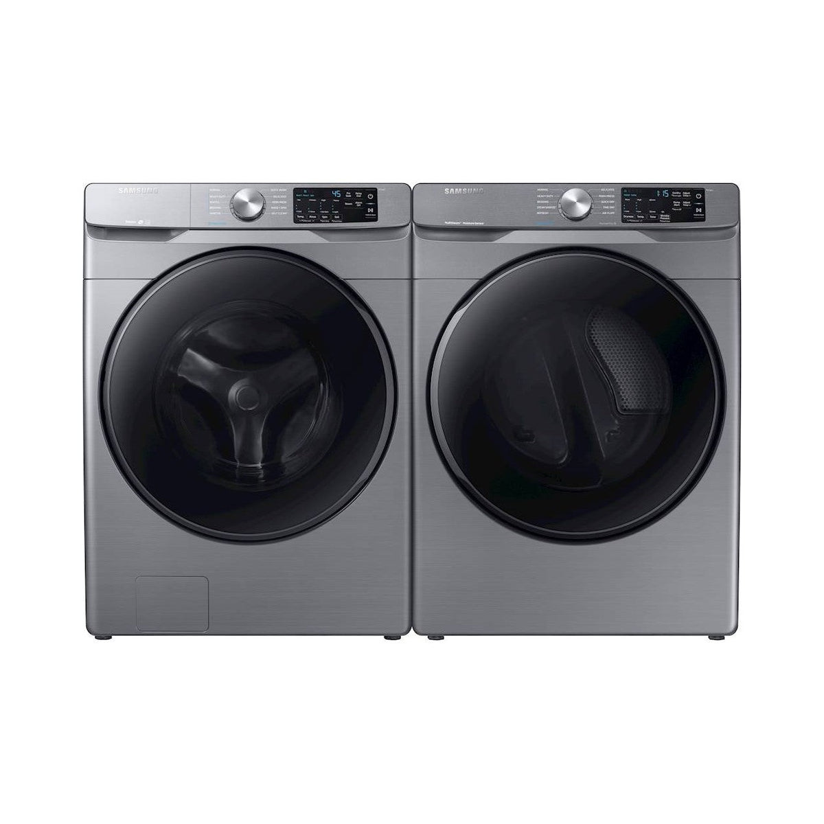 SAMSUNG WF45R6100AP/US 4.5 cu. ft. Front Load Washer with Steam in Platinum