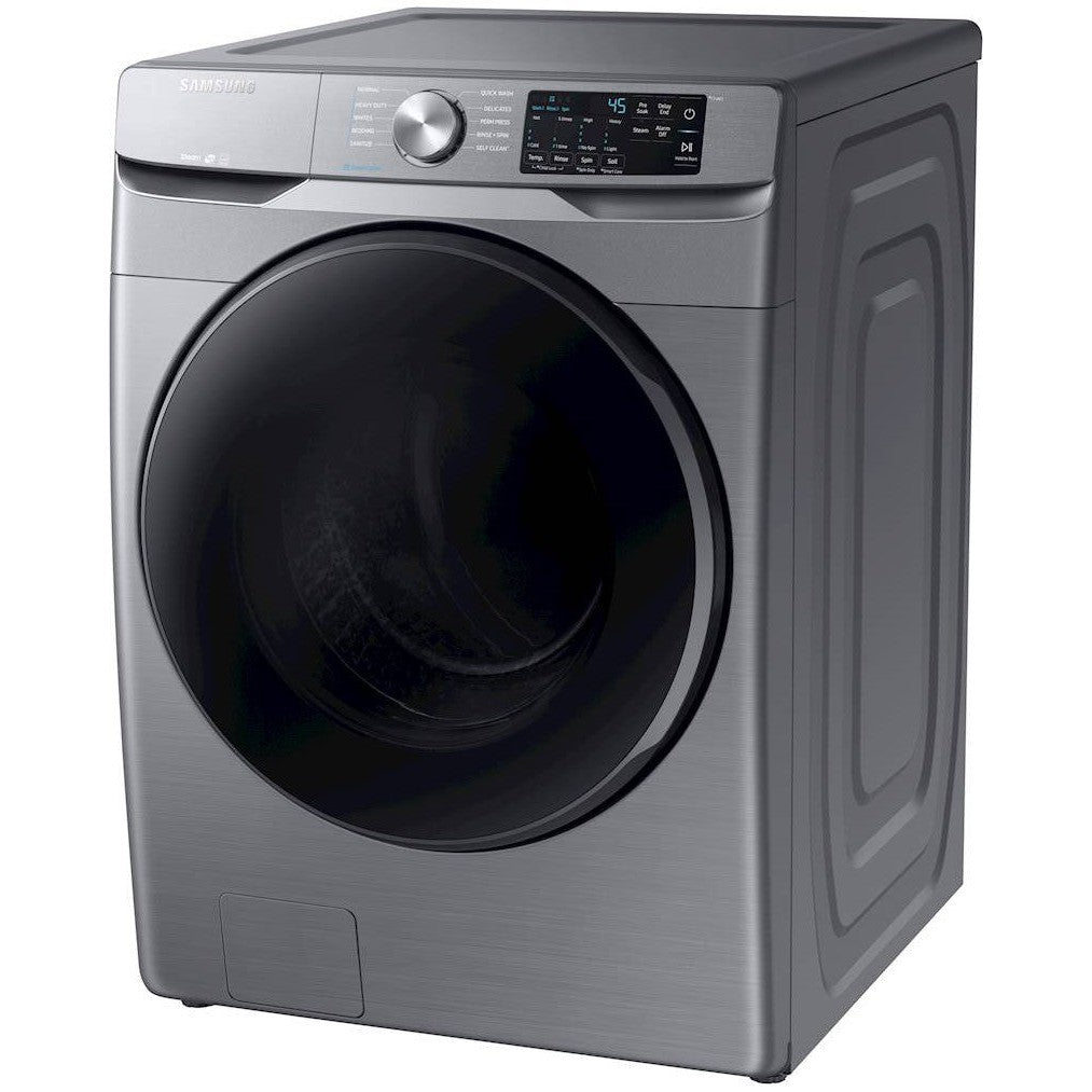 SAMSUNG WF45R6100AP/US 4.5 cu. ft. Front Load Washer with Steam in Platinum