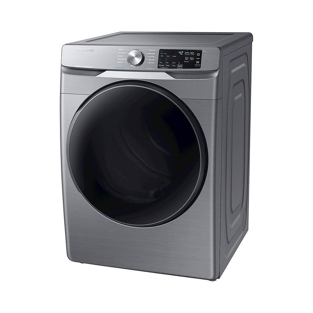 SAMSUNG DVG45R6100P/A3 7.5 Cu. Ft. 10-Cycle Gas Dryer with Steam - Platinum