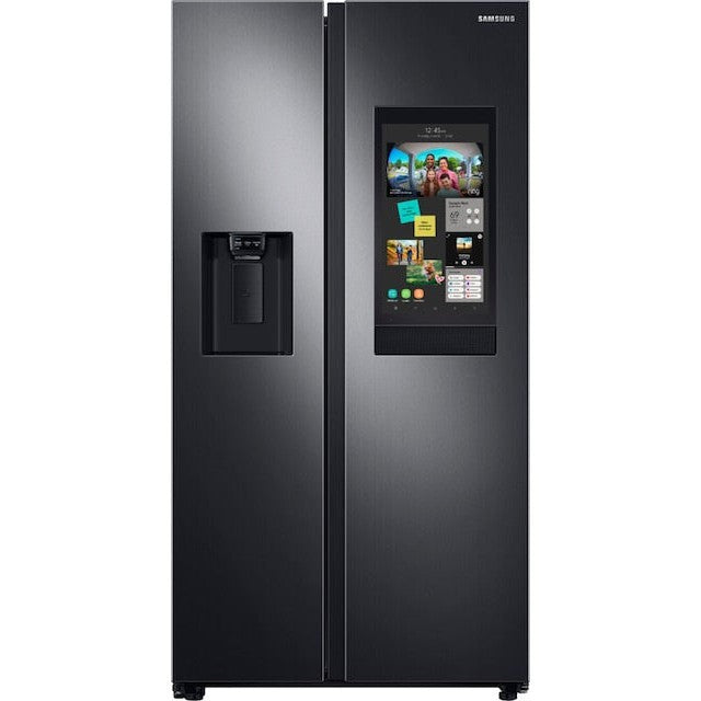 SAMSUNG RS22T5561SG 22 cu. ft. Counter Depth Refrigerator with Family Hub™ -Black Stainless Steel