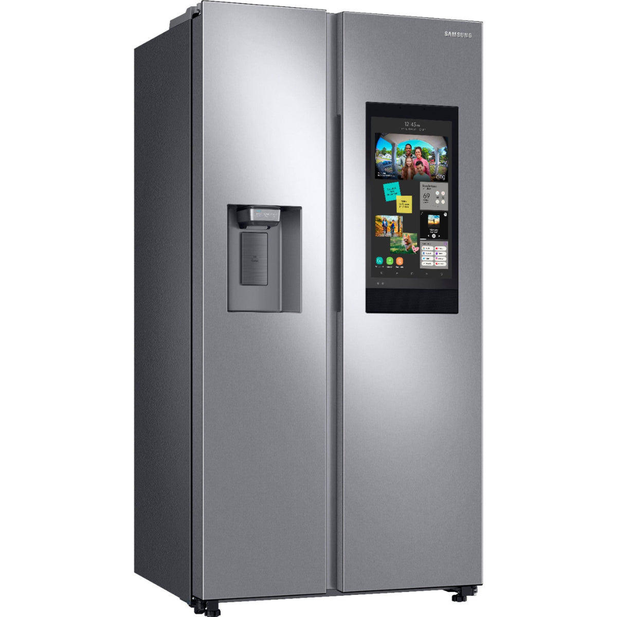SAMSUNG RS22T5561SR 22 cu. ft. Counter Depth Side-by-Side Refrigerator with Touch Screen Family Hub™