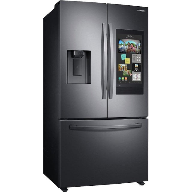 SAMSUNG RF27T5501SG 26.5 cu. ft.  3-Door French Door Refrigerator with Family Hub™  in Black Stainless Steel
