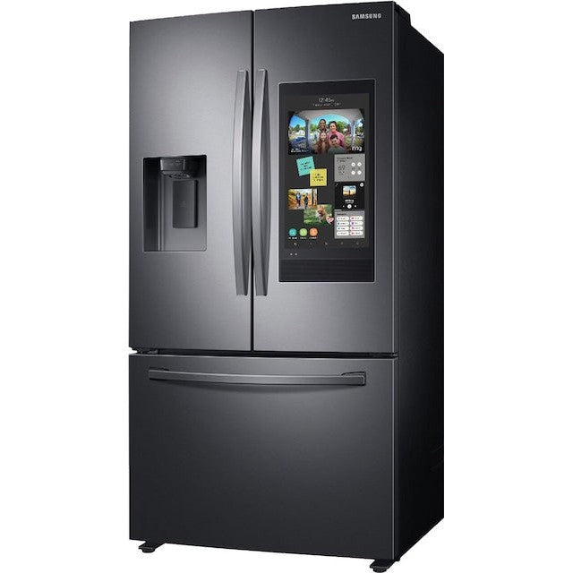 SAMSUNG RF27T5501SG 26.5 cu. ft.  3-Door French Door Refrigerator with Family Hub™  in Black Stainless Steel