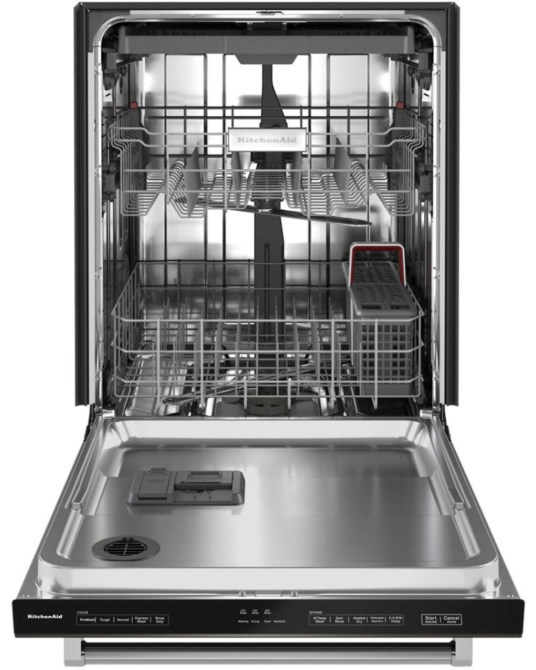 KITCHENAID KDTE204KBS 39 dBA Dishwasher in PrintShield™ Finish with Third Level Utensil Rack