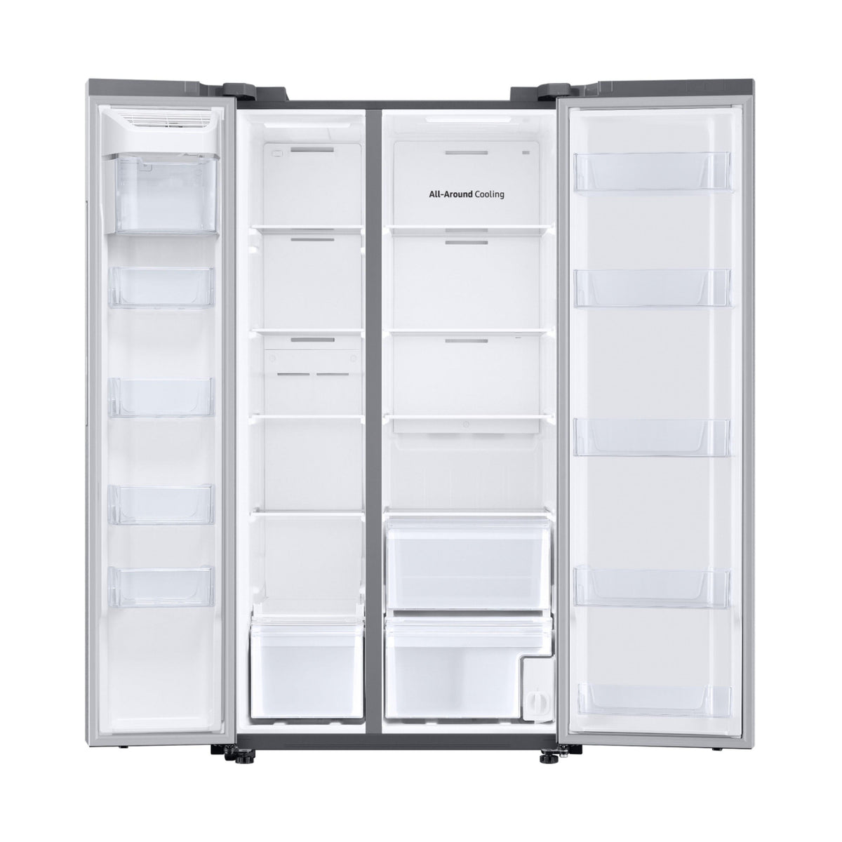 SAMSUNG RS23A500ASR/AA 23 cu. ft. Smart Counter Depth Side-by-Side Refrigerator