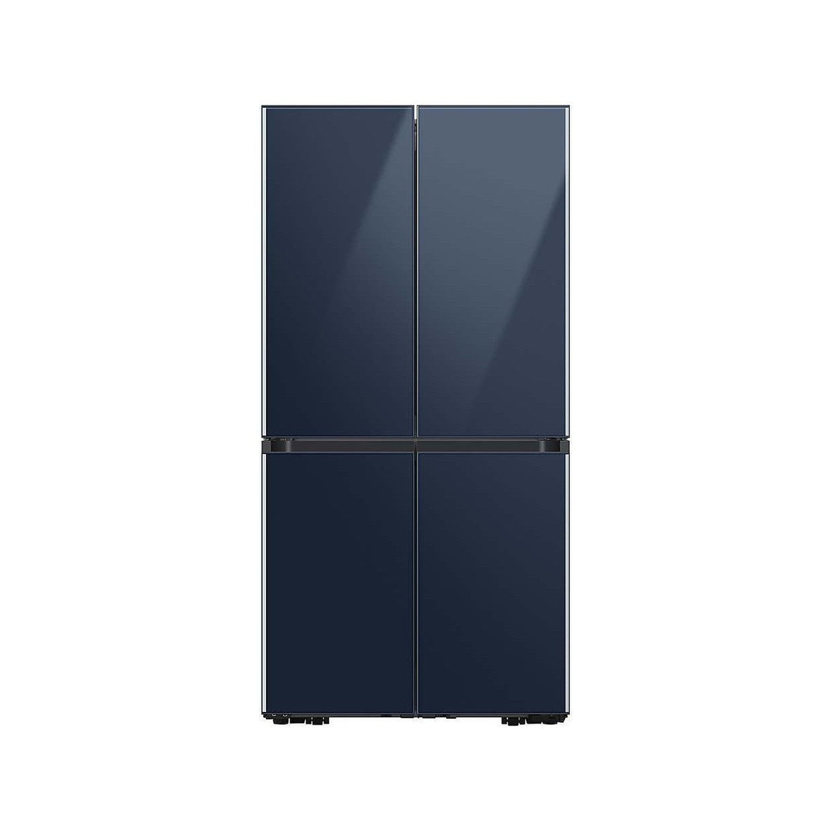 SAMSUNG RF29A697541MT/AA Bespoke 29 cu. ft. 4-Door Flex French Door Refrigerator Navy Glass