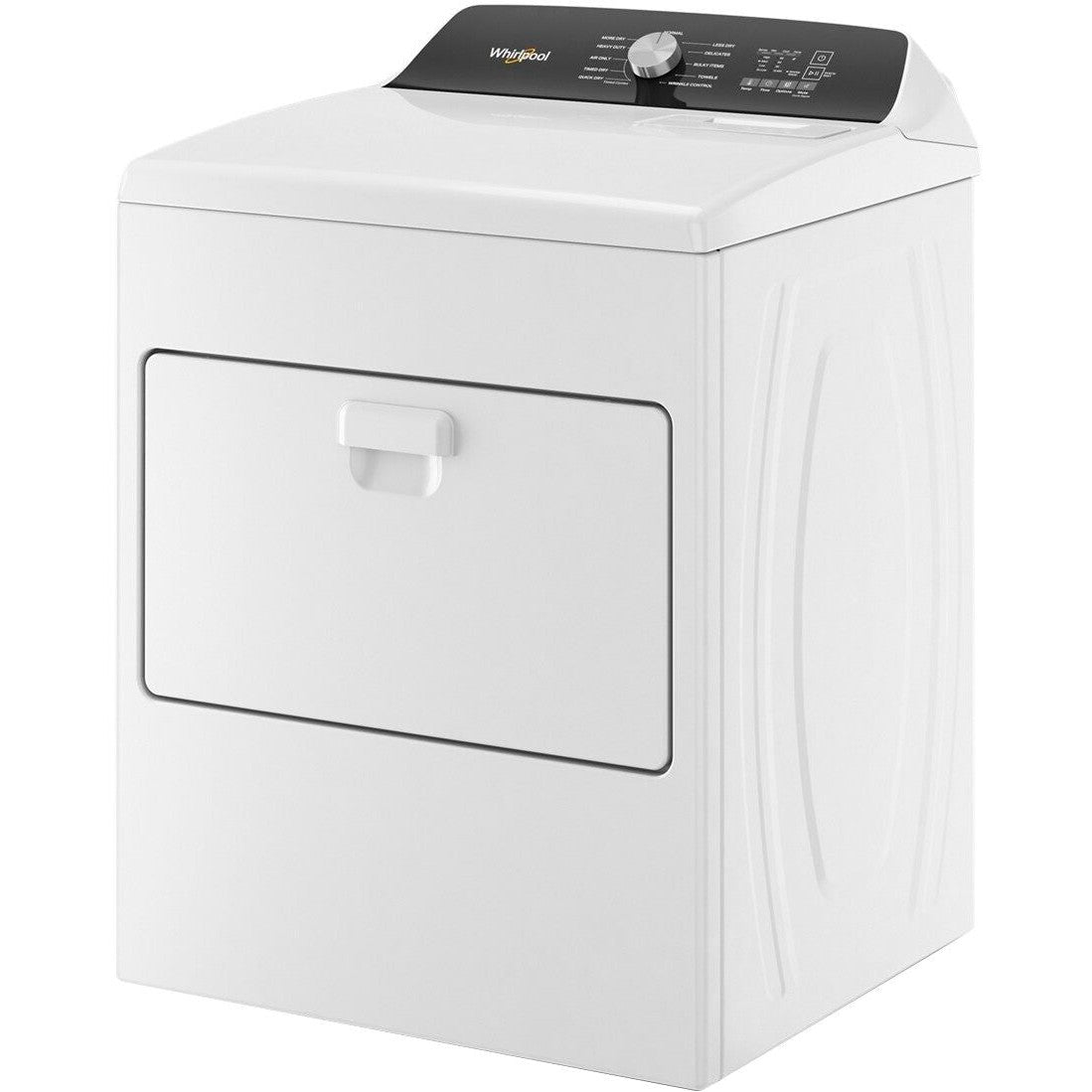 WHIRLPOOL WED5010LW 7.0 Cu. Ft. Top Load Electric Moisture Sensing Dryer