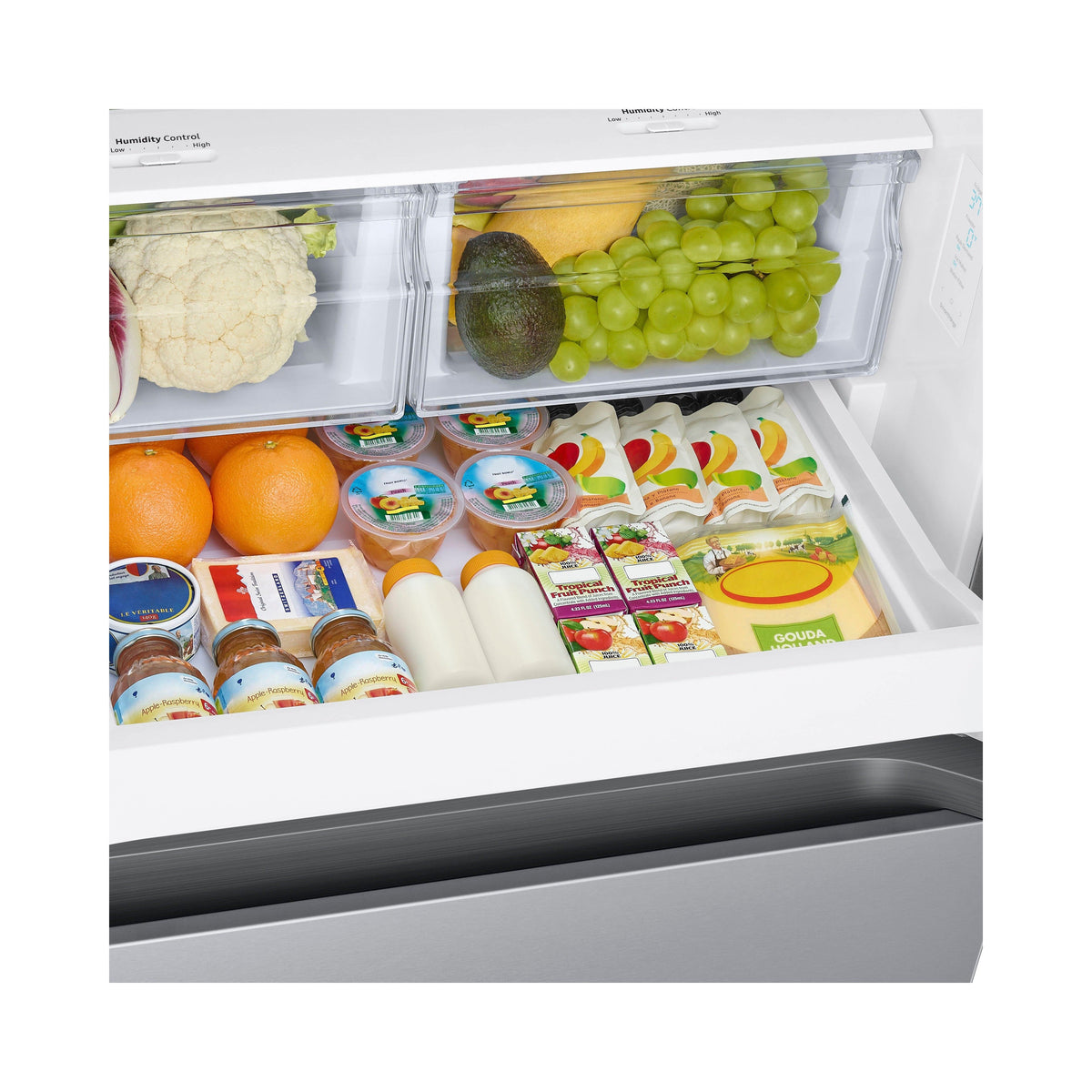 SAMSUNG RF22A4121SR/AA 22 cu. ft. Smart 3-Door French Door Refrigerator