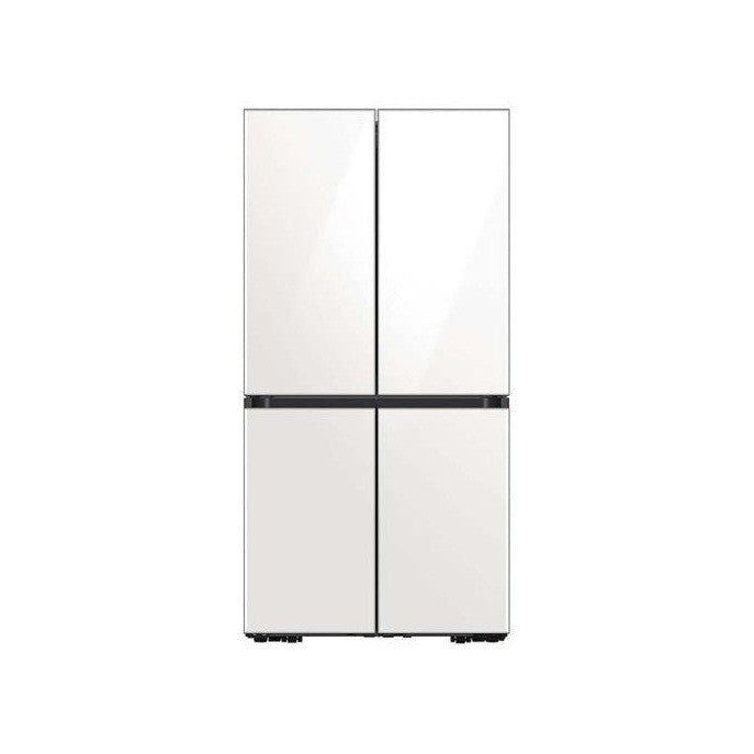 SAMSUNG RF23A967535/AA 23 cu. ft. Smart Counter Depth BESPOKE 4-Door Flex™ Refrigerator in White Glass