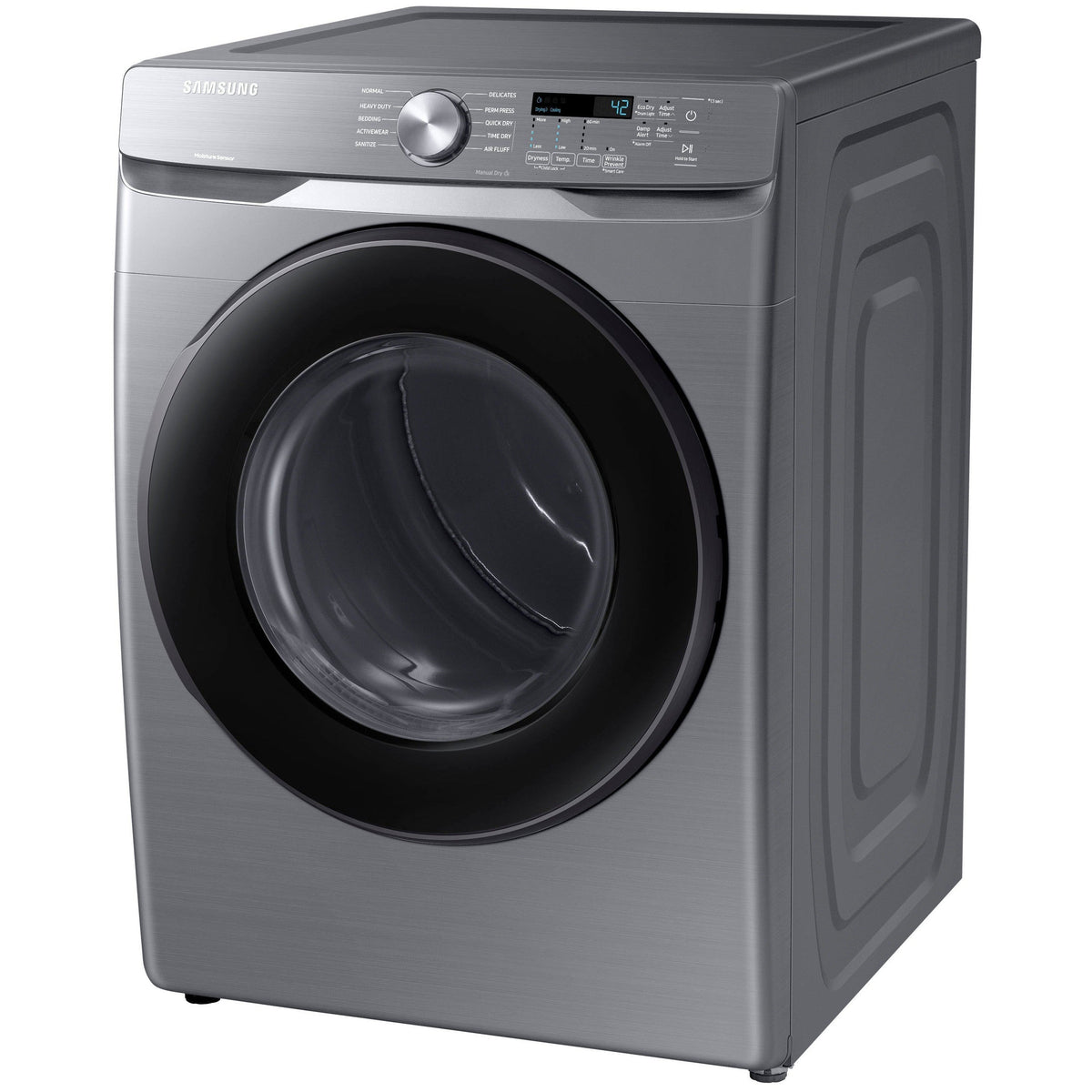 SAMSUNG DVE45R6100P/A3 7.5 Cu. Ft. Stackable Electric Dryer - Platinum