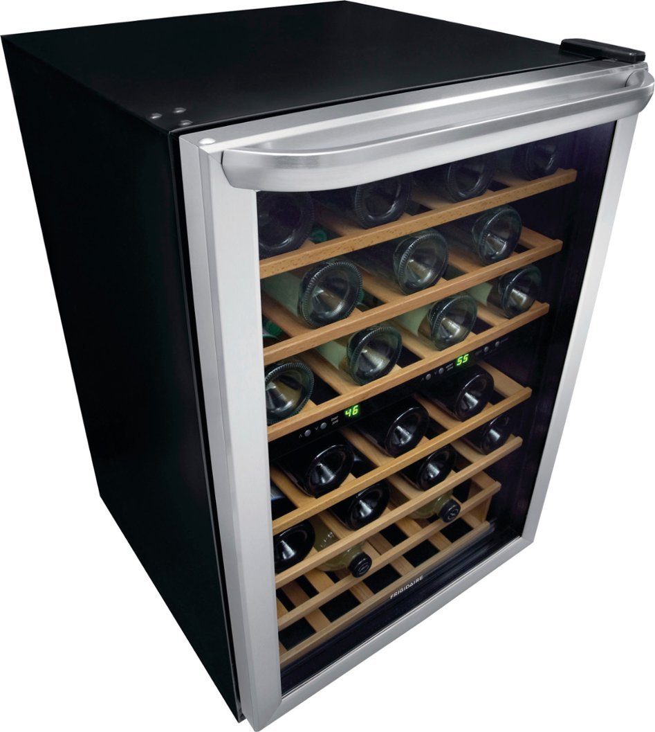 FRIGIDAIRE FRWW4543AS 45 Bottle Two-Zone Wine Cooler