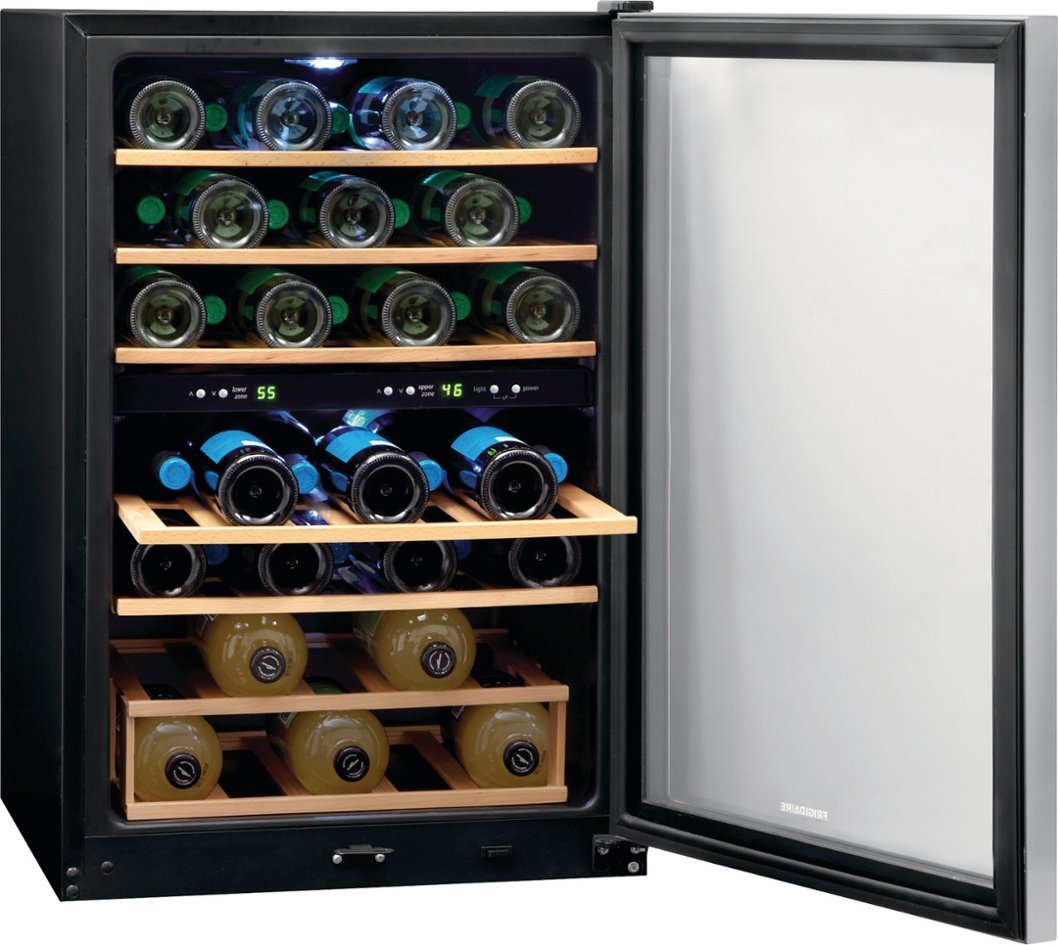 FRIGIDAIRE FRWW4543AS 45 Bottle Two-Zone Wine Cooler