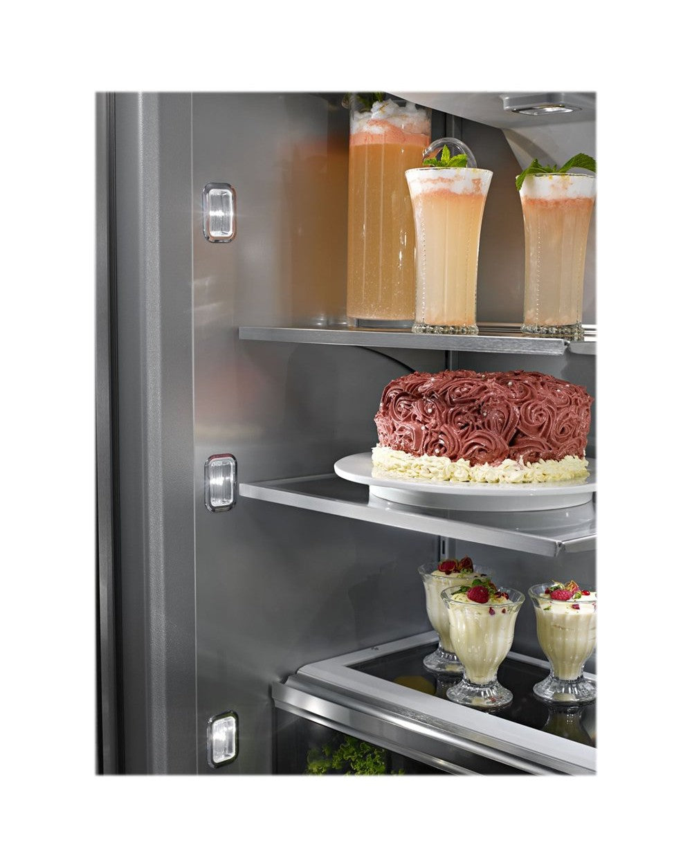 KITCHENAID KBFN502ESS 42&quot; Width Built-In Stainless French Door Refrigerator