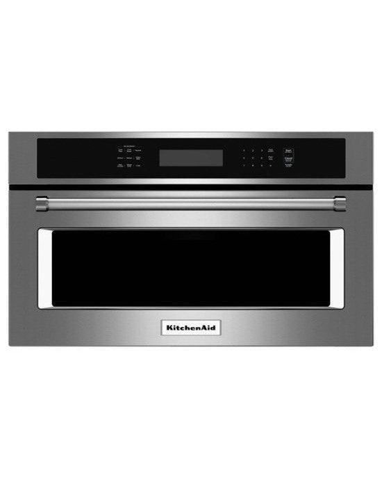 KITCHENAID KMBP107ESS 27&quot; Built In Microwave Oven with Convection Cooking