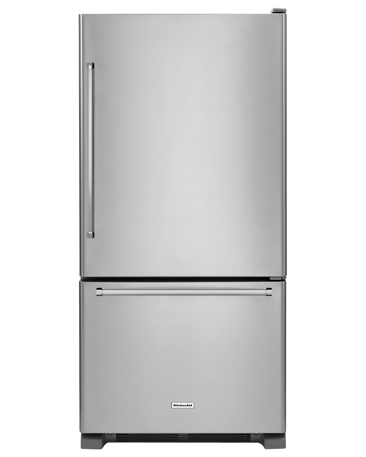 KITCHENAID KRBR109ESS  30-Inch Width Full Depth Non Dispense Bottom Mount Refrigerator