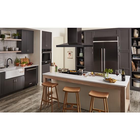 KITCHENAID KVIB606DBS 36&quot; Island-Mount, 3-Speed Canopy Hood