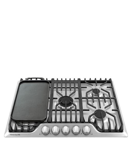 FRIGIDAIRE Professional FPGC3077RS 30&#39;&#39; Gas Cooktop with Griddle - Stainless Steel