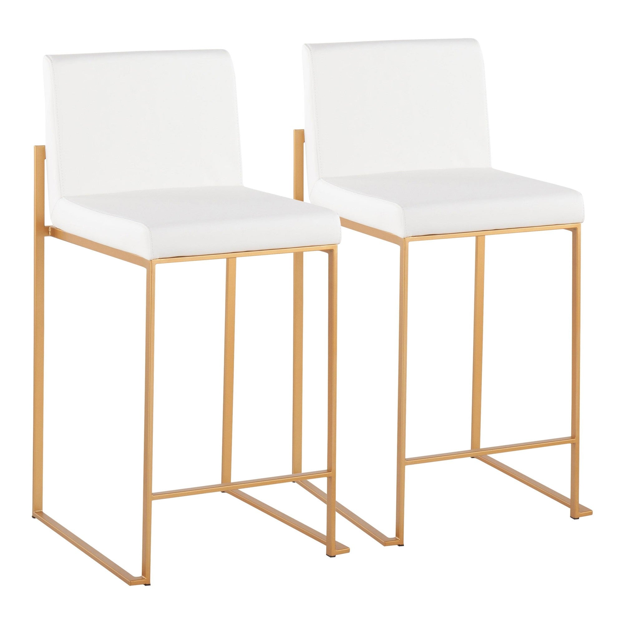 Fuji counter top stool gold