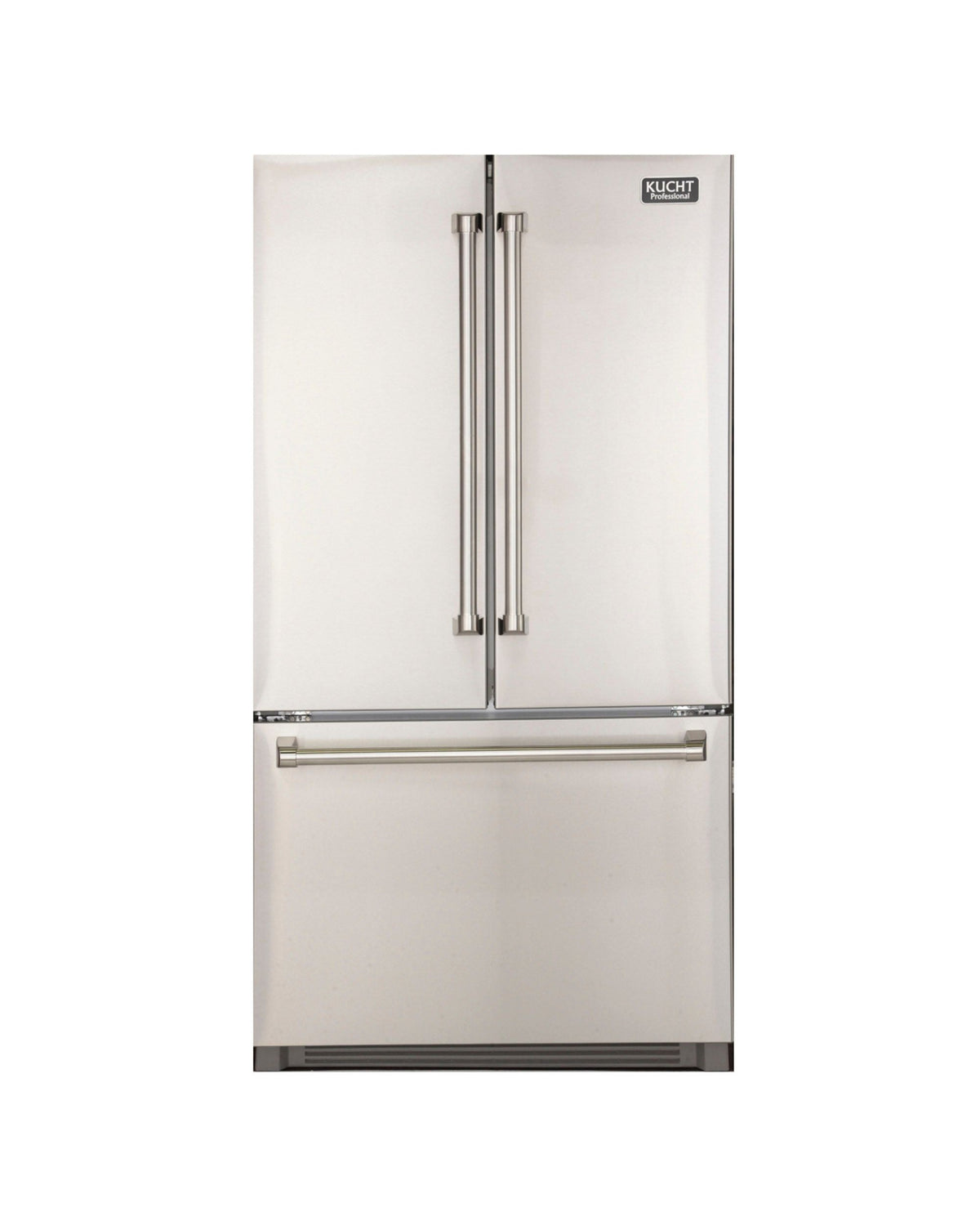 KUCHT K748 26.1 Cu. Ft. 36-Width Standard Depth French Door Refrigerator with Interior Ice Maker