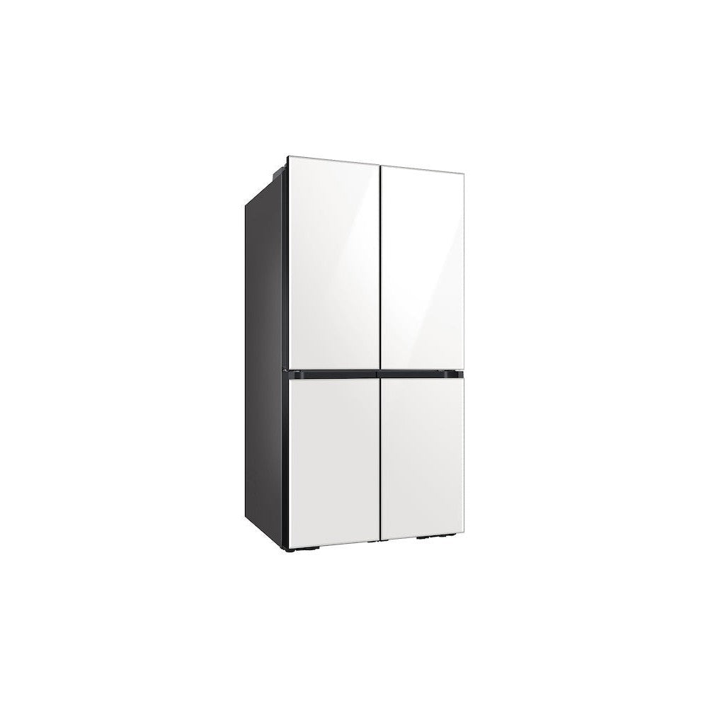 SAMSUNG RF23A967535/AA 23 cu. ft. Smart Counter Depth BESPOKE 4-Door Flex™ Refrigerator in White Glass