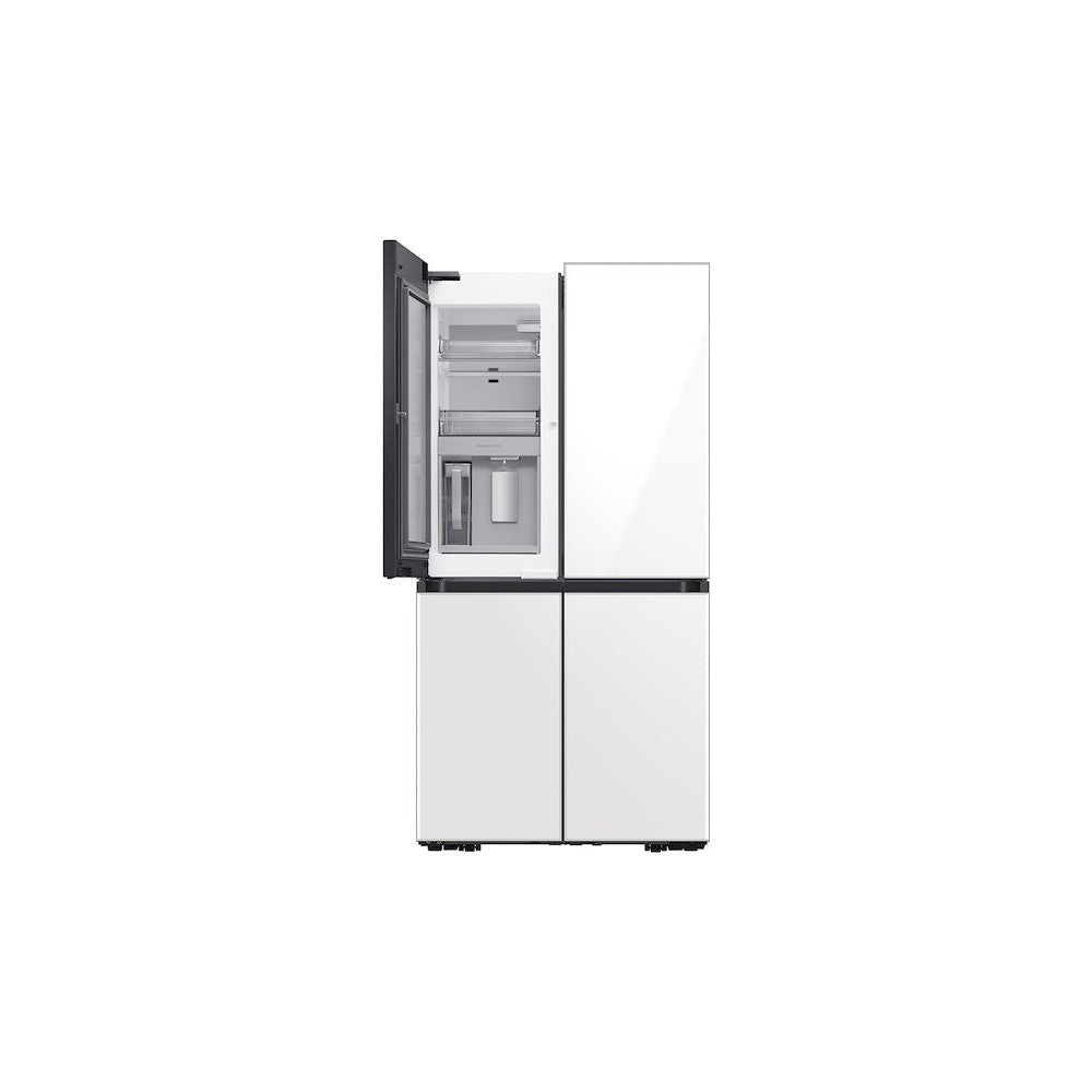 SAMSUNG RF23A967535/AA 23 cu. ft. Smart Counter Depth BESPOKE 4-Door Flex™ Refrigerator in White Glass