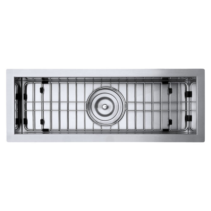 RUVATI RVH7120 23″ x 8″ Bar Prep Sink Undermount 16 Gauge Stainless Steel Single Bowl