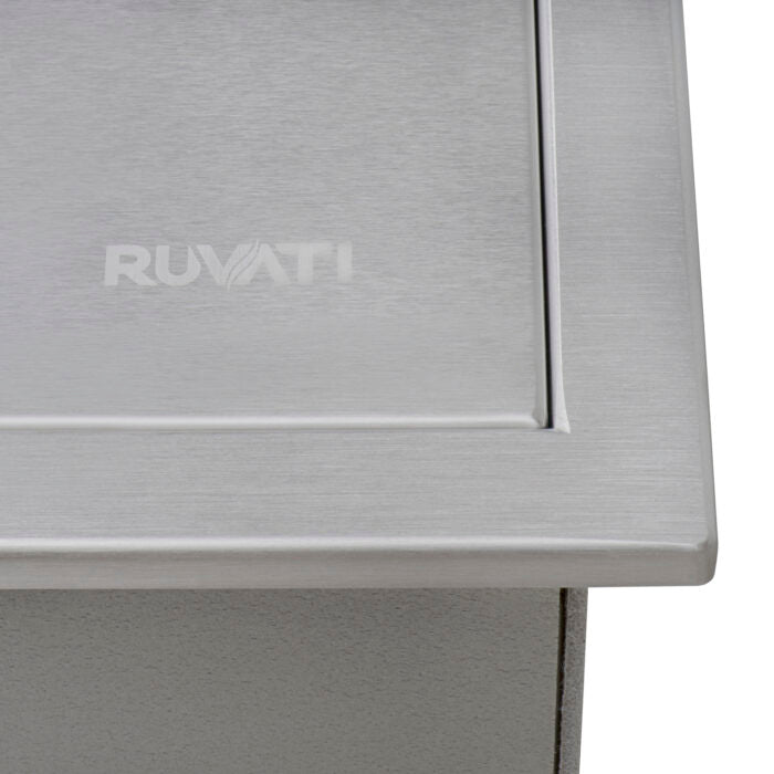 RUVATI RVQ6221 Insulated Ice Chest Sink 21 x 20 inch Outdoor BBQ Marine Grade T-316