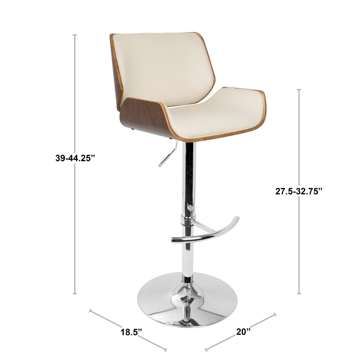 LUMISOURCE SANTI BARSTOOL