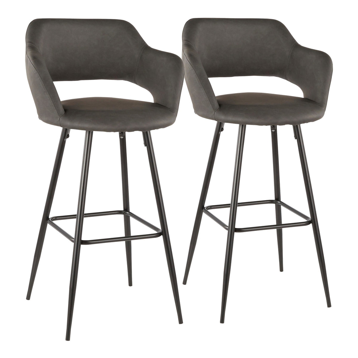 LUMISOURCE MARGARITE BARSTOOL - SET OF 2