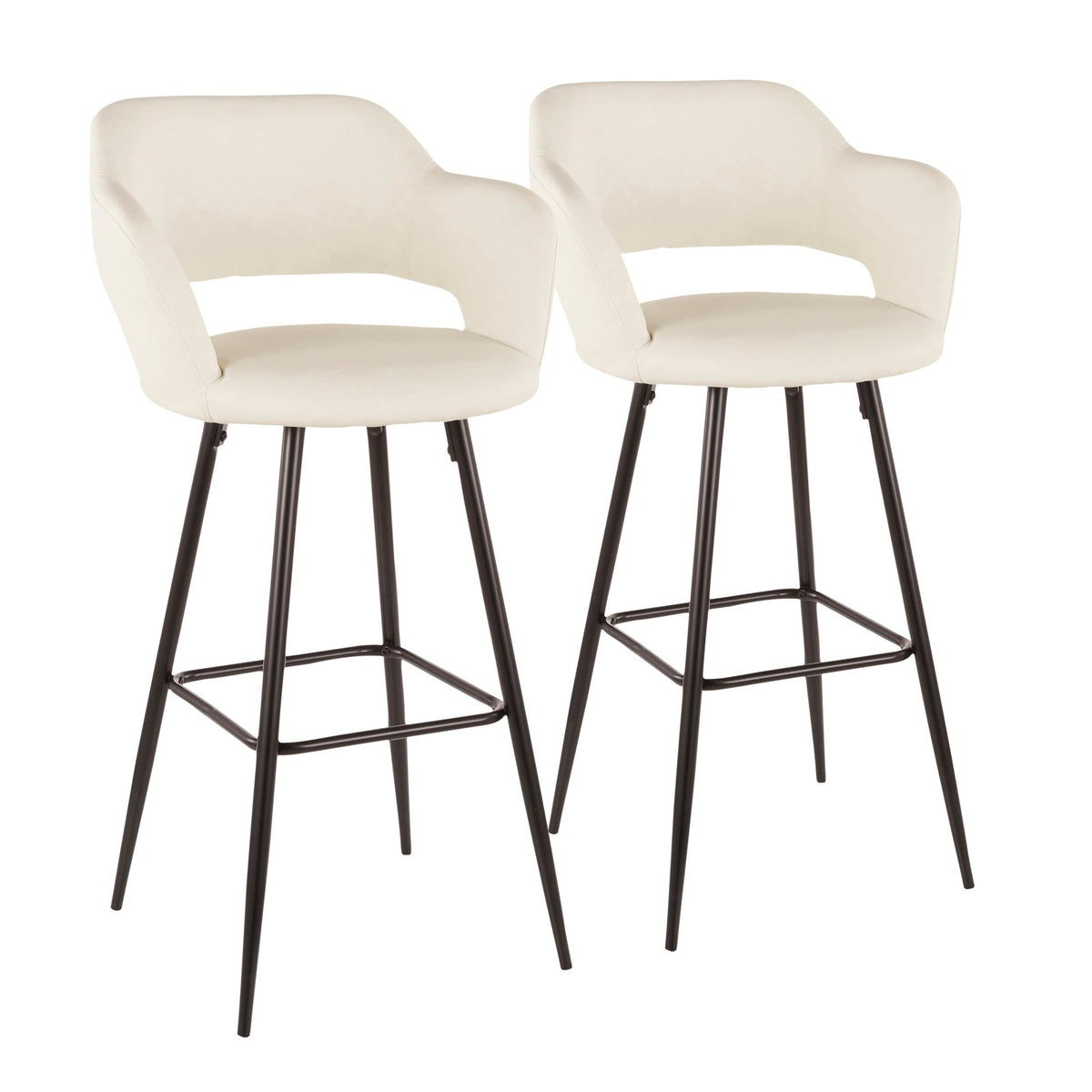 LUMISOURCE MARGARITE BARSTOOL - SET OF 2