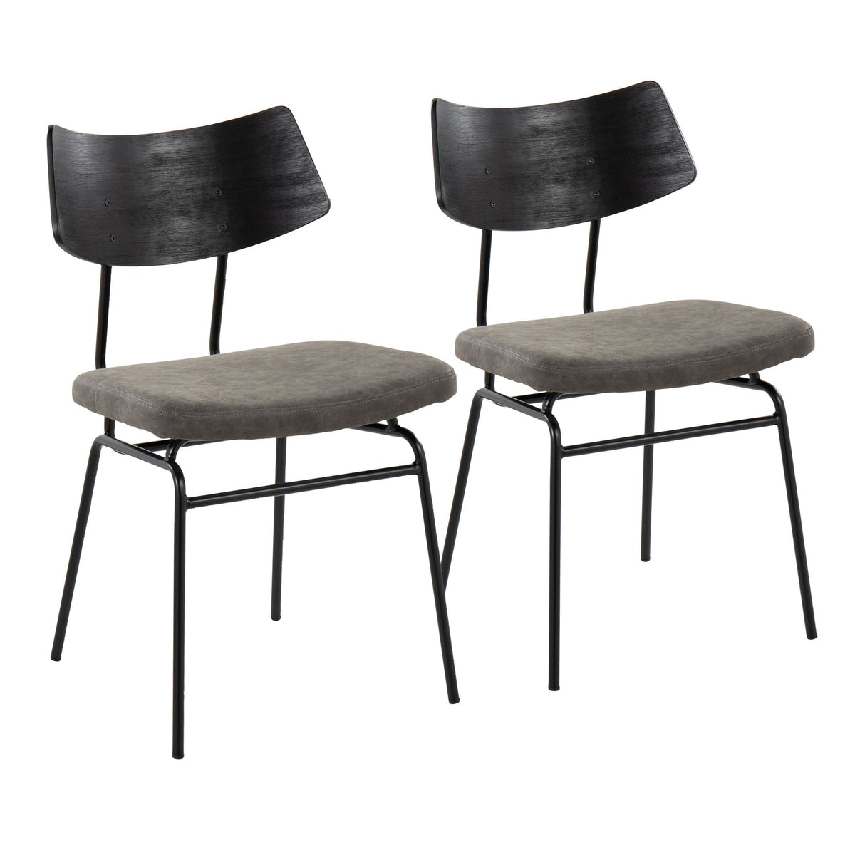 LUMISOURCE WALKER CHAIR - SET OF 2