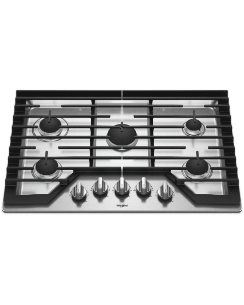 WHIRLPOOL WCG77US0HS 30-inch Gas Cooktop