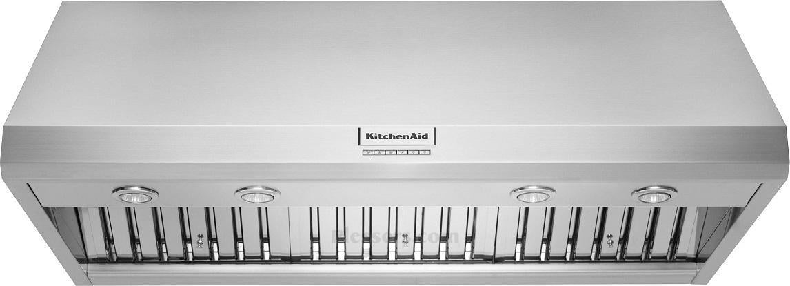 KITCHENAID KVWC908KSS 48&#39;&#39; Commercial-Style Wall-Mount Canopy Range Hood