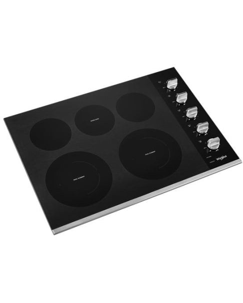 WHIRLPOOL WCE77US0HS 30-inch Electric Ceramic Glass Cooktop